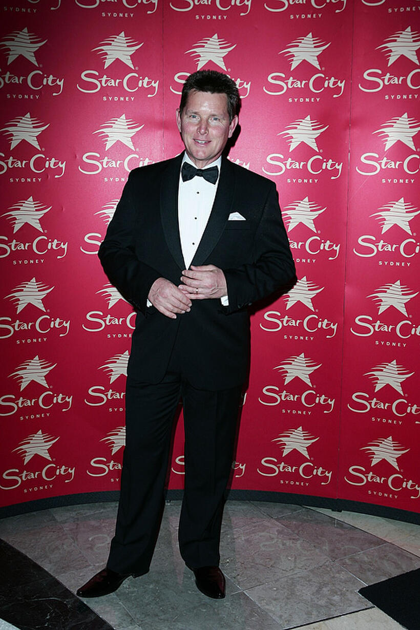 Tom Burlinson at the official crowning of Miss World Australia 2009.
