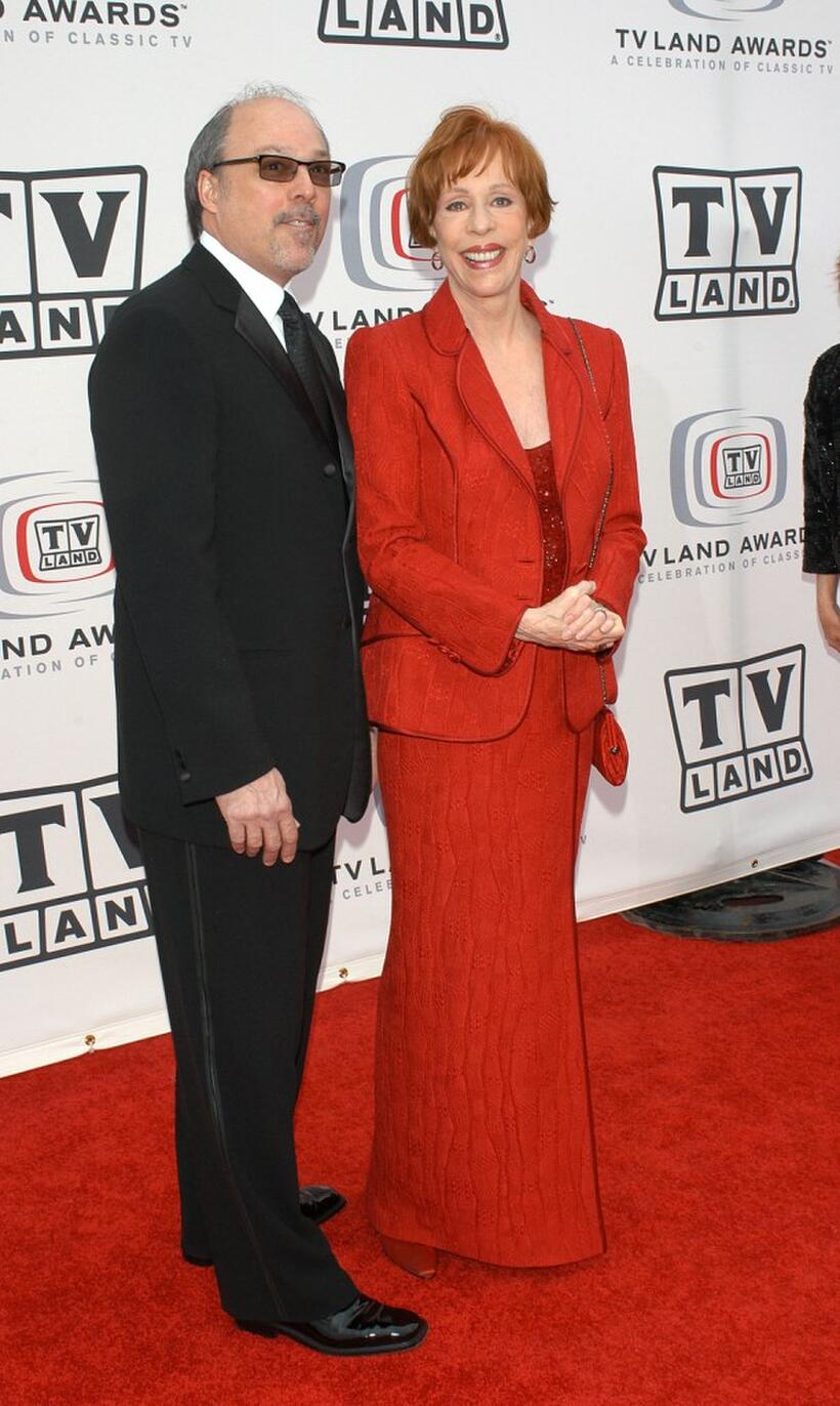 Carol Burnett and her husband Brian Miller at the 2005 TV Land Awards at Barker Hangar.