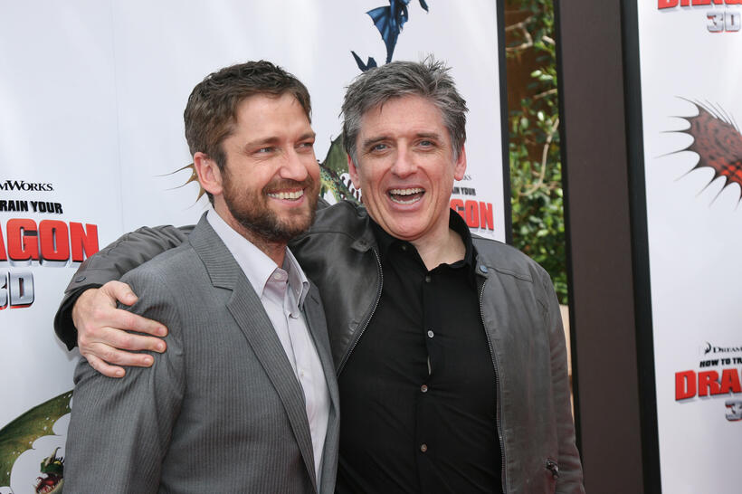 Gerard Butler and Craig Ferguson at the Hollywood premiere of "How to Train Your Dragon."