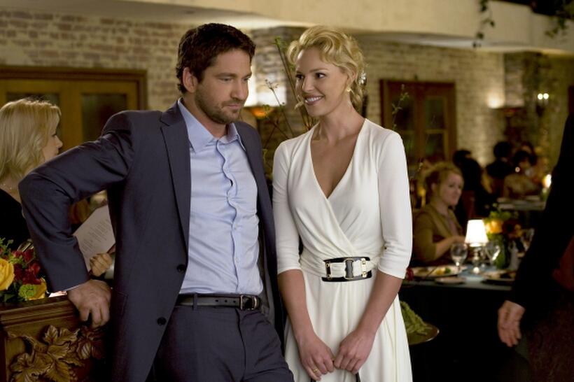 Gerard Butler and Katherine Heigl in "The Ugly Truth."