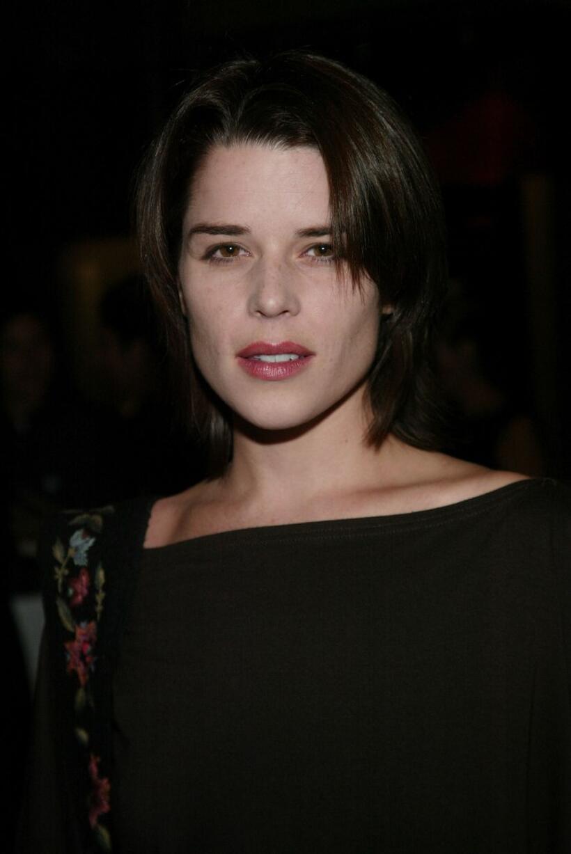 Neve Campbell at the premiere after-party of "Matchstick Men".