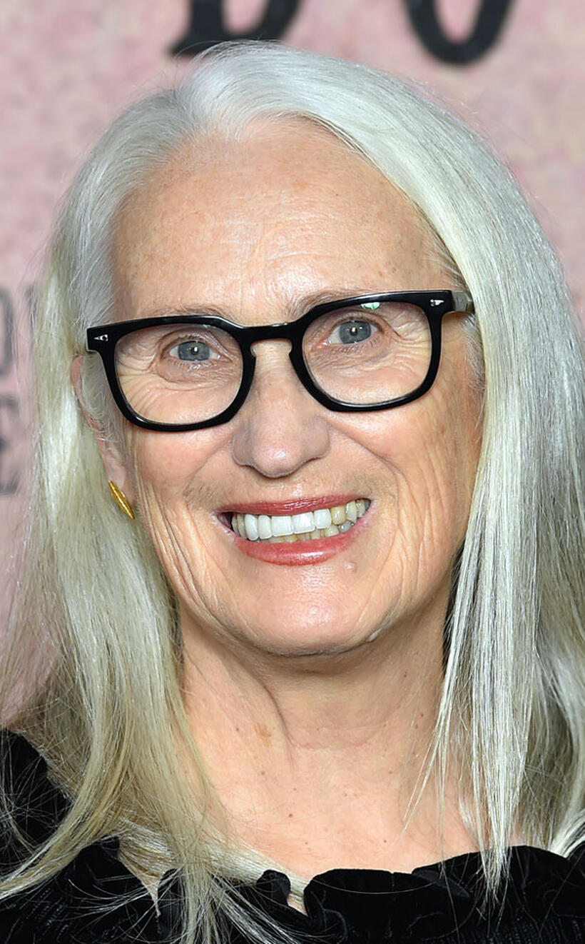 Jane Campion at the "The Power of the Dog" premiere in Paris.