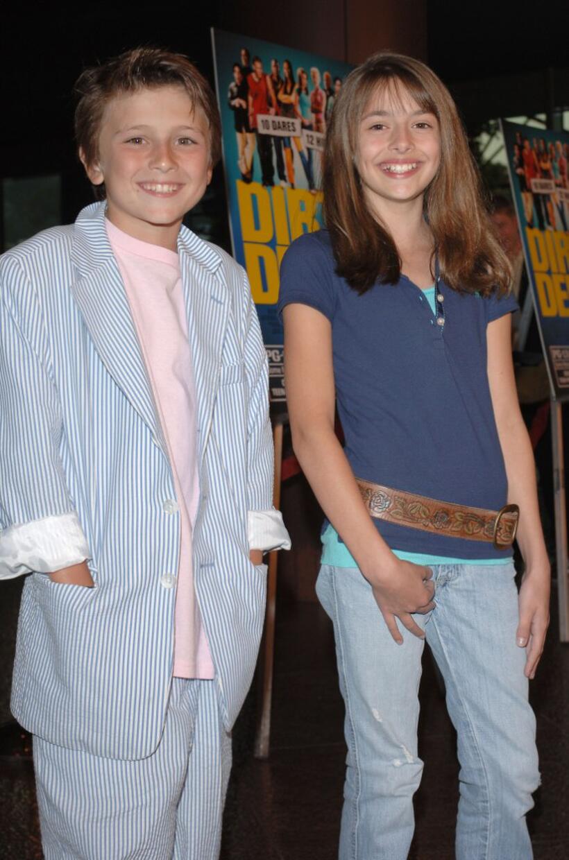 Sam Stone and Vivien Cardone at the world premiere of "Dirty Deeds."