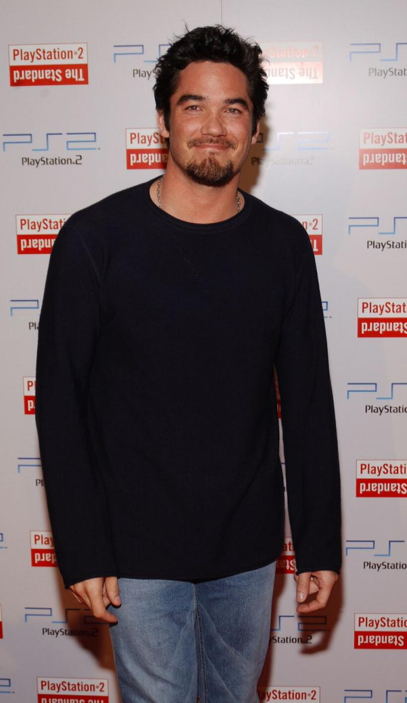 Dean Cain at the grand opening of Playstation 2 Hotel.