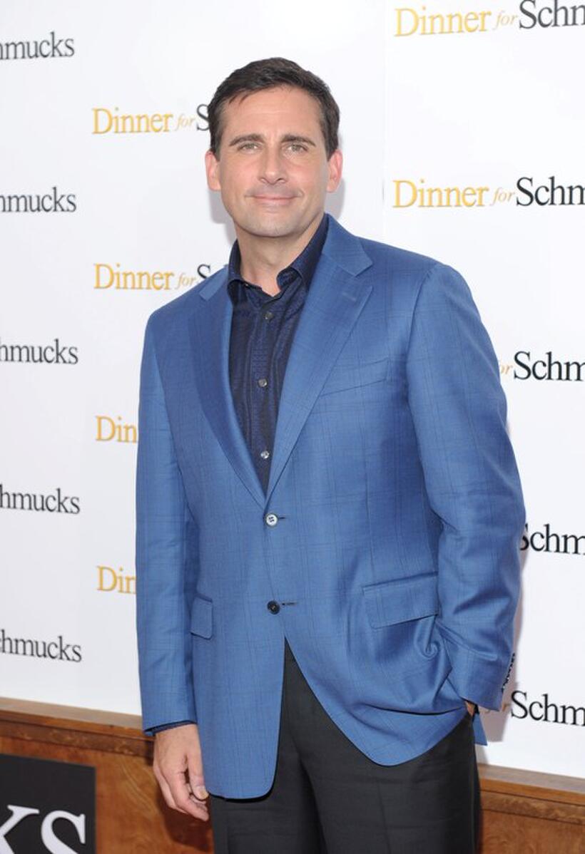 Steve Carell at the New York premiere of "Dinner For Schmucks."