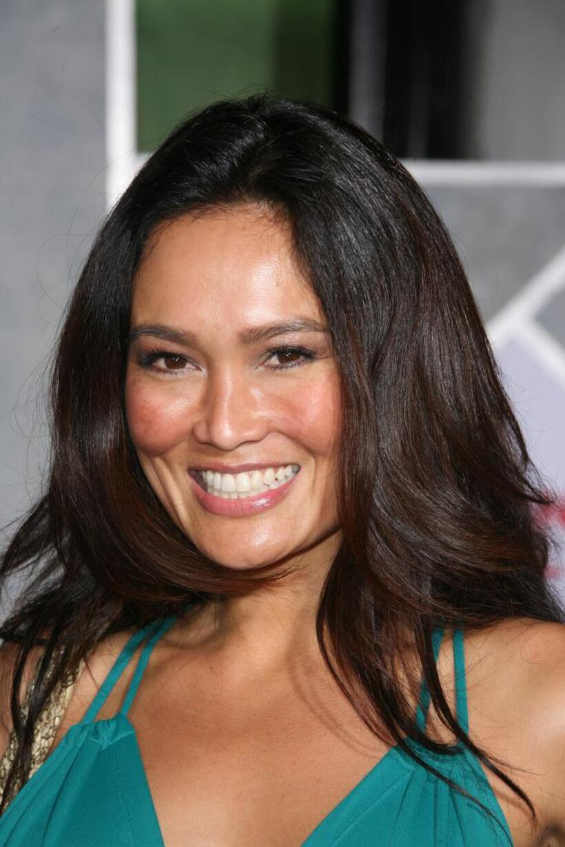 Tia Carrere at the premiere of Dan in Real Life.