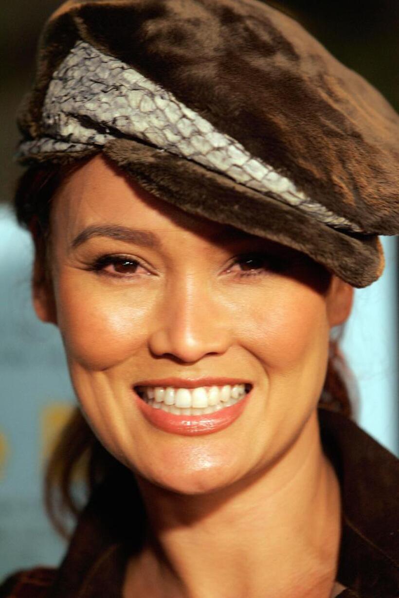 Tia Carrere at the premiere of the "Year of the Dog".