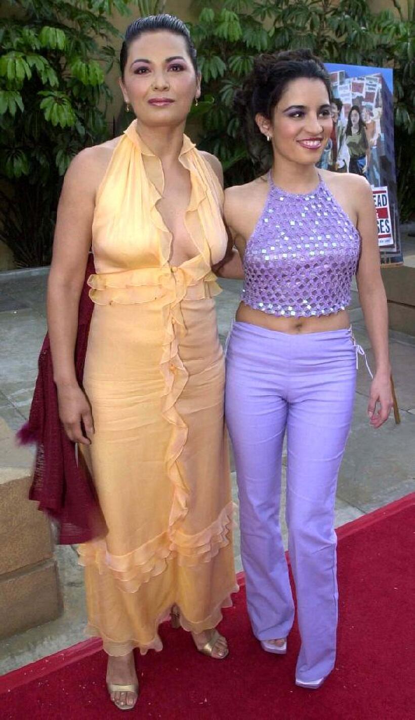 Elpidia Carrillo and Pilar Padilla at the Los Angeles premiere of "Bread and Roses."