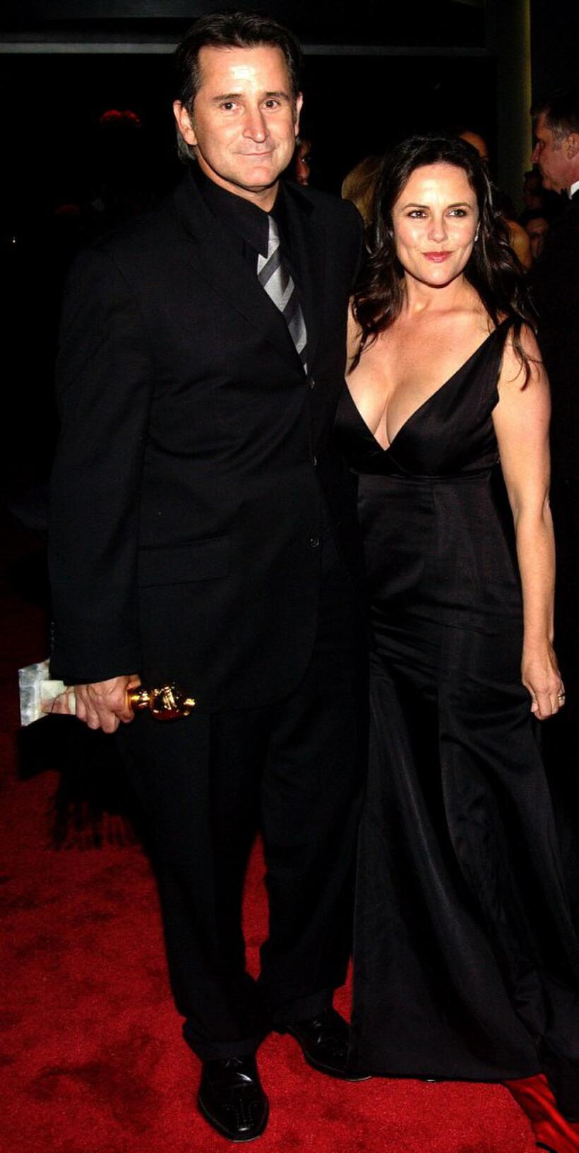 Gia Carides and Anthony LaPaglia at the Universal-Focus Features during the 61st Annual Golden Globe Awards.