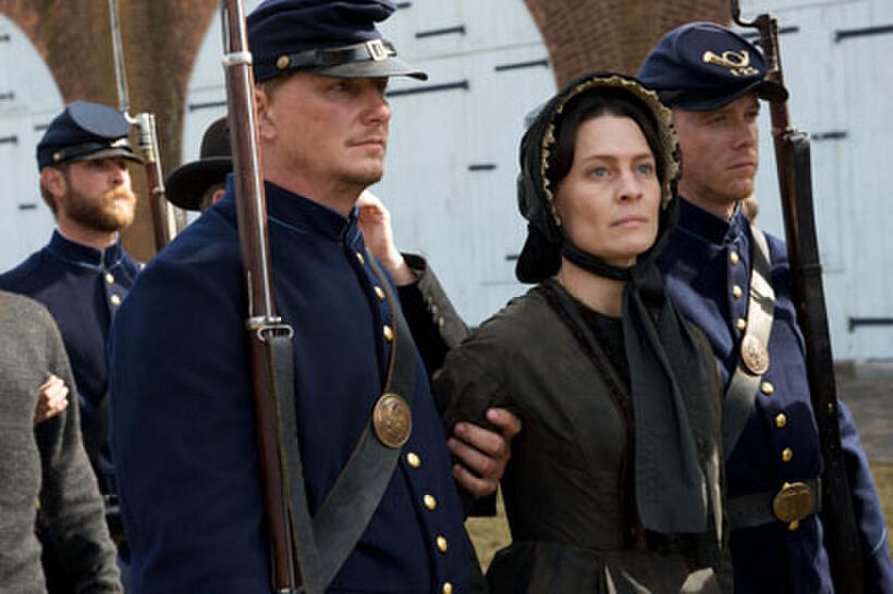 Robin Wright as Mary Surratt in ``The Conspirator.''