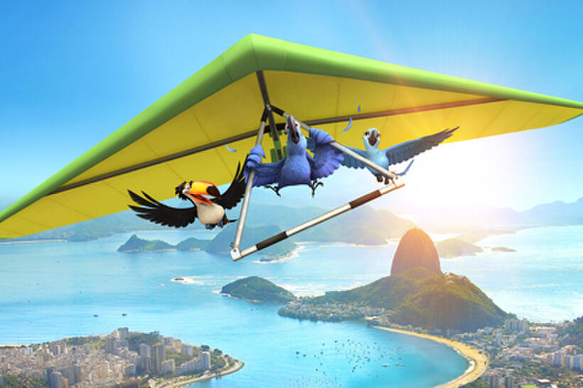 Rafael, Blu and Jewel in ``Rio.''