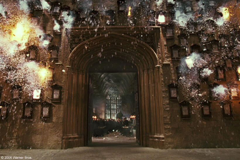 A scene from the film "Harry Potter and the Order of the Phoenix."