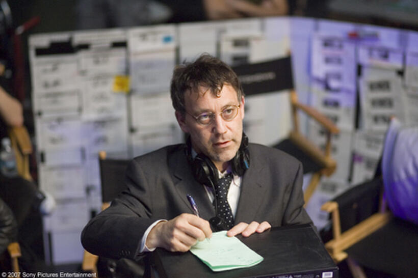 Director Sam Raimi on the set of "Spider-Man 3."
