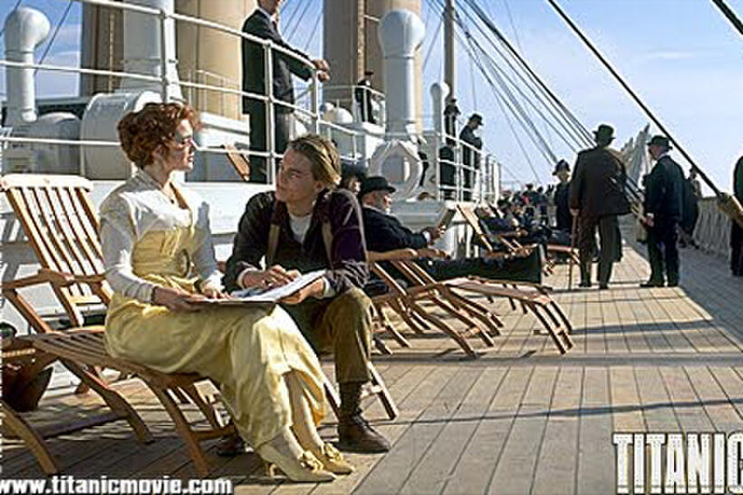 Leonardo DiCaprio and Kate Winslet in "Titanic 3D."