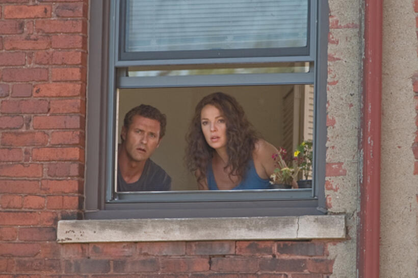 Jason O'Mara as Joseph Morelli and Katherine Heigl as Stephanie Plum in ``One for the Money.''