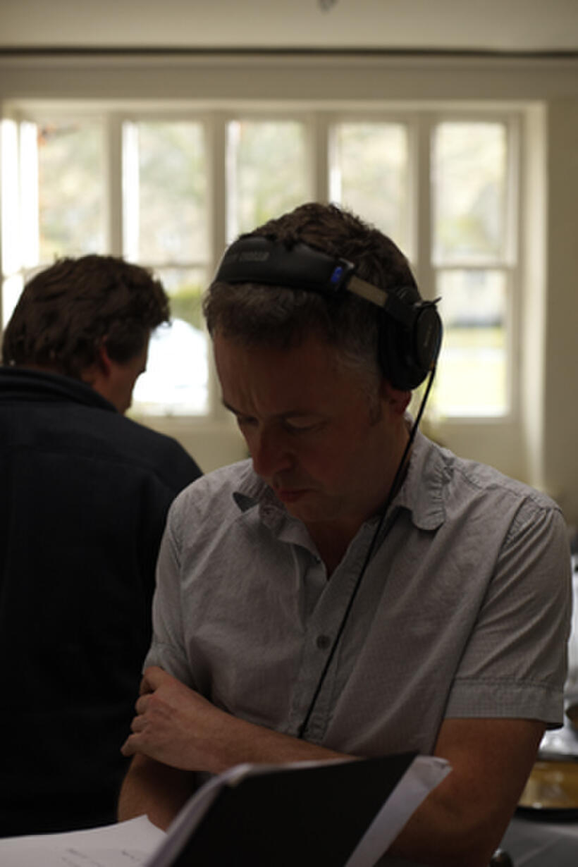Michael Winterbottom on the set of "The Trip.''