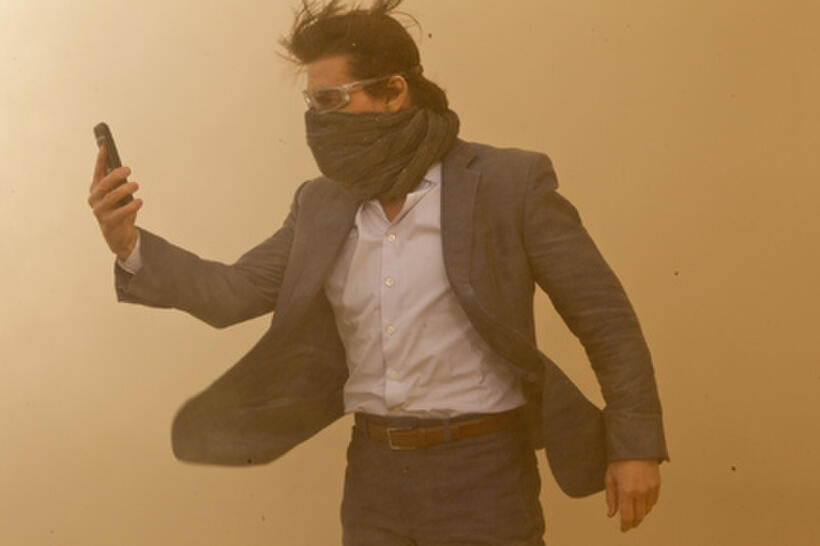 Tom Cruise as Ethan Hunt in ``Mission Impossible -- Ghost Protocol.''
