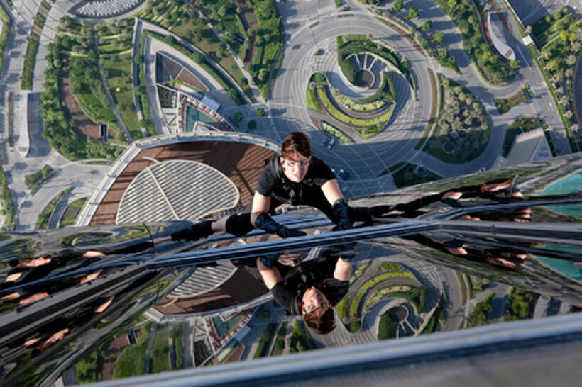 Tom Cruise as Ethan Hunt in ``Mission Impossible -- Ghost Protocol.''