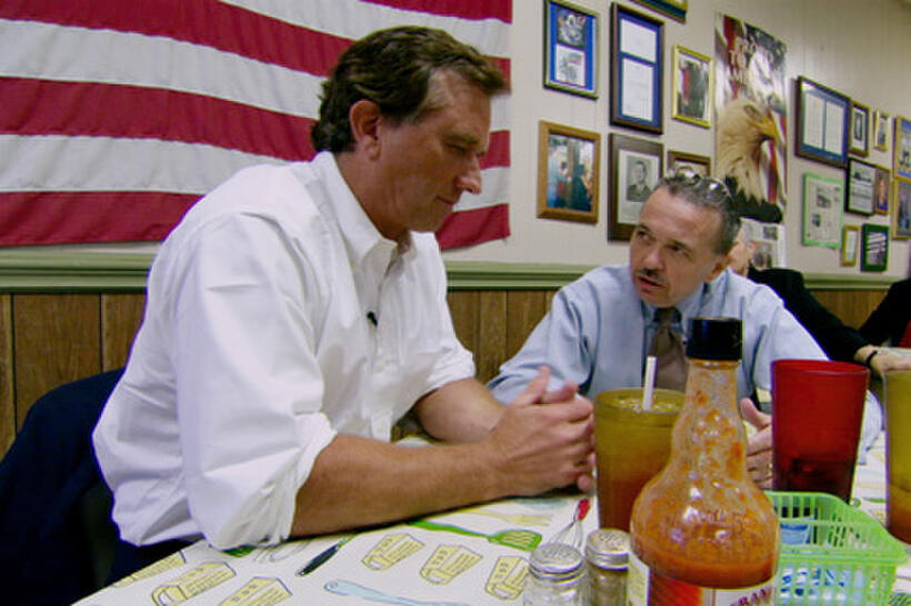 Robert F Kennedy Jr. and Bill Raney in ``The Last Mountain.''