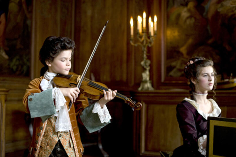 David Moreau as Wolfgang Mozart and Marie Feret as Nannerl Mozart in ``Mozart's Sister.''