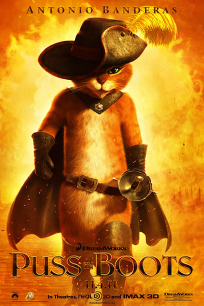 Teaser Poster Art for "Puss in Boots."
