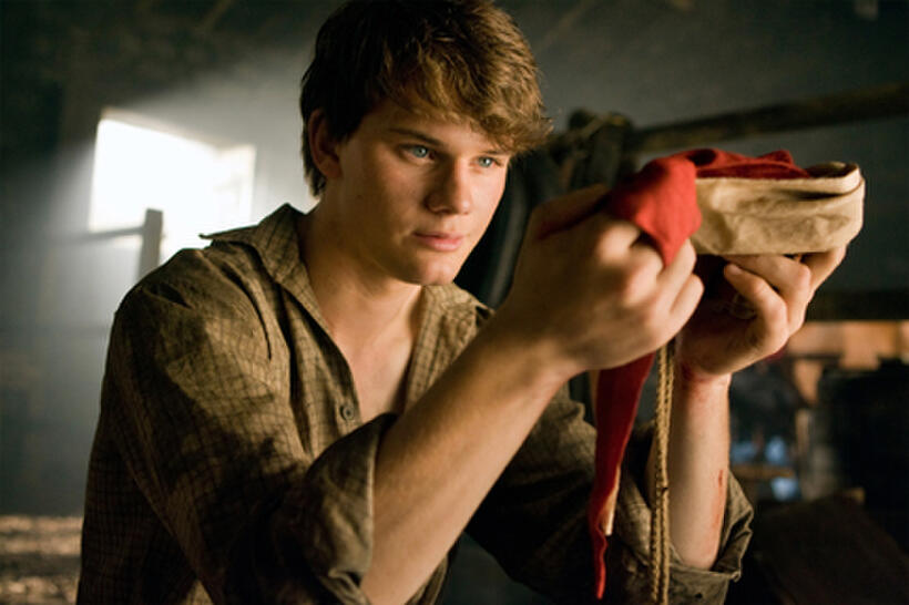 Jeremy Irvine as Albert in ``War Horse.''