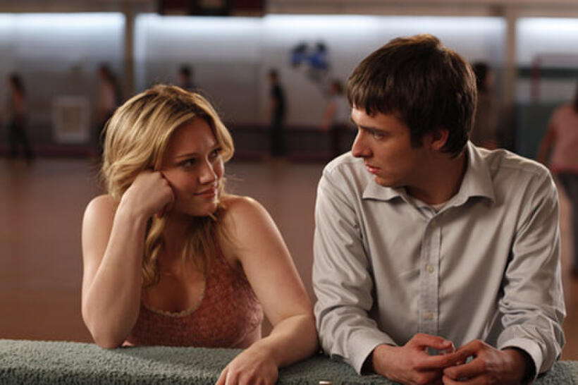 Hilary Duff as Raven Lee Halfacre and Reece Thompson as Fleming Bloodworth in ``Bloodworth.''