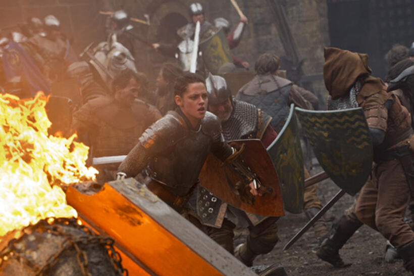 Kristen Stewart as Snow White in ``Snow White and the Huntsman.''