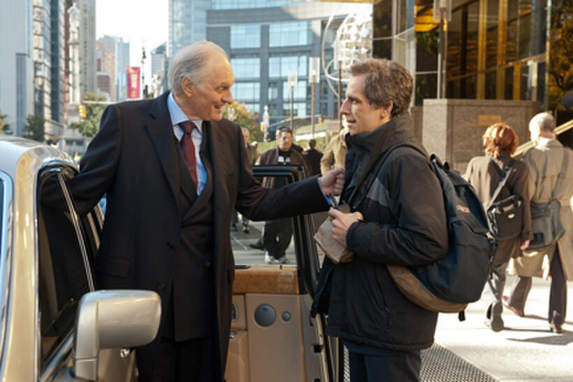 Alan Alda and Ben Stiller in "Tower Heist."