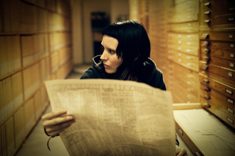 Rooney Mara as Lisbeth Salander in ``The Girl with the Dragon Tattoo.''