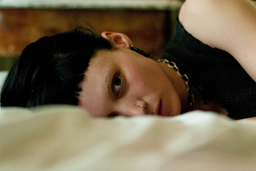 Rooney Mara as Lisbeth Salander in ``The Girl with the Dragon Tattoo.''