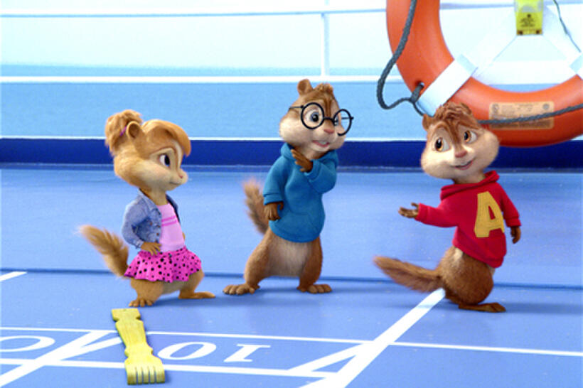 Brittany, Simon and Alvin in ``Alvin and the Chipmunks: Chipwrecked!.''