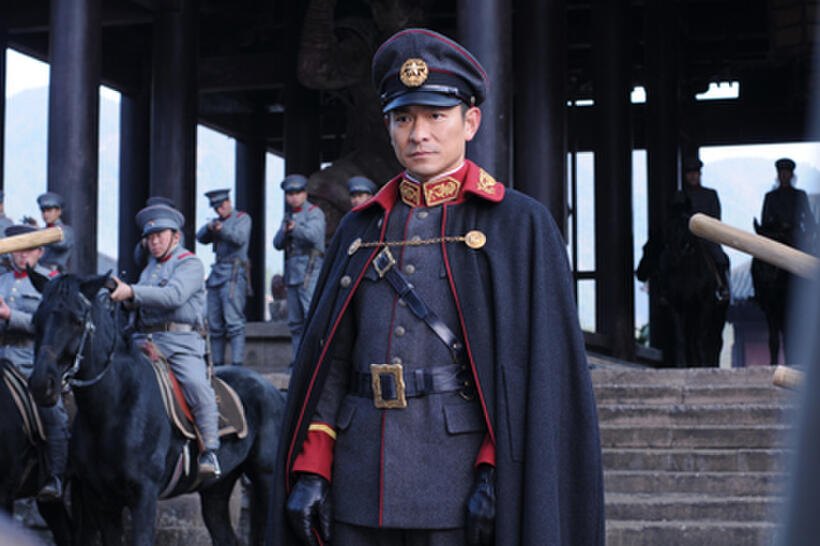Andy Lau as General Hou Jie in ``Shaolin.''