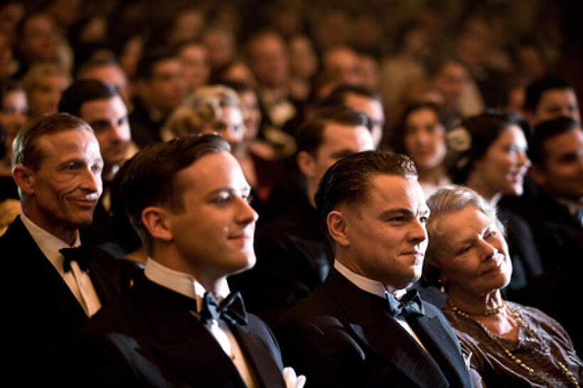 Armie Hammer as Clyde Tolson, Leonardo DiCaprio as J. Edgar Hoover and Judi Dench as Anne Marie Hoover in ``J. Edgar.''