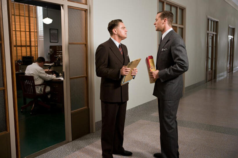 Leonardo DiCaprio as J. Edgar Hoover and Armie Hammer as Clyde Tolson in ``J. Edgar.''