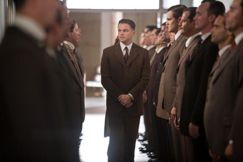 Leonardo DiCaprio as J. Edgar Hoover in ``J. Edgar.''