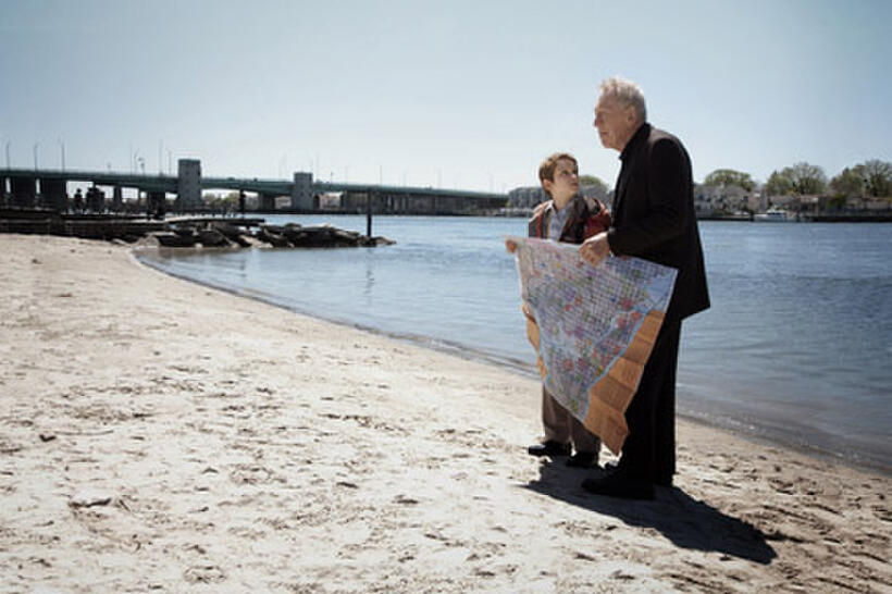 Thomas Horn as Oskar Schell and Max Von Sydow as Thomas Schell Sr. in ``Extremely Loud & Incredibly Close.''