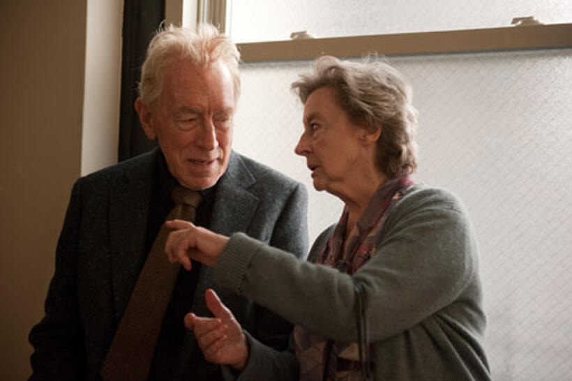 Max Von Sydow as Thomas Schell Sr. and Zoe Caldwell as Oskar's Grandmother in ``Extremely Loud & Incredibly Close.''