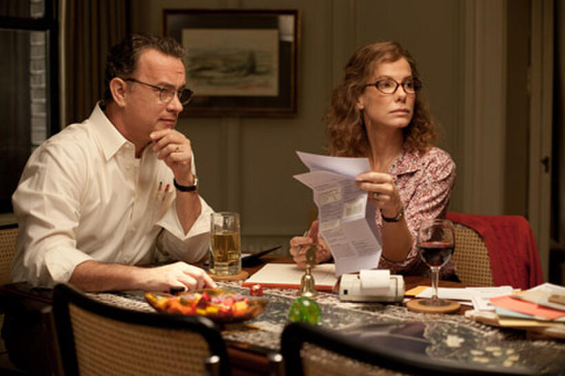 Tom Hanks as Thomas Schell and Sandra Bullock as Linda Schell in ``Extremely Loud & Incredibly Close.''