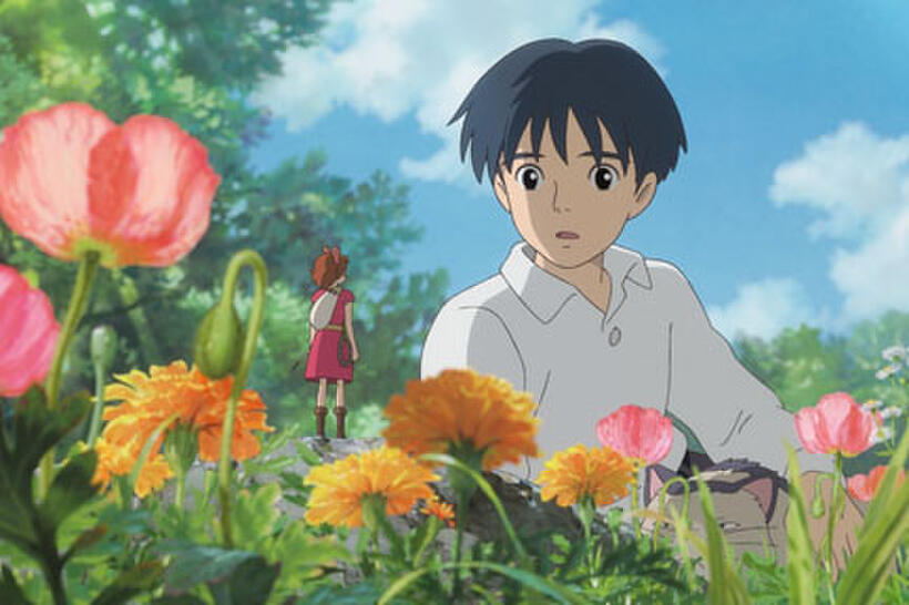 Arrietty and Shawn in "The Secret World of Arrietty.''