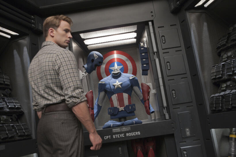 Chris Evans as Steve Rogers in ``The Avengers.''