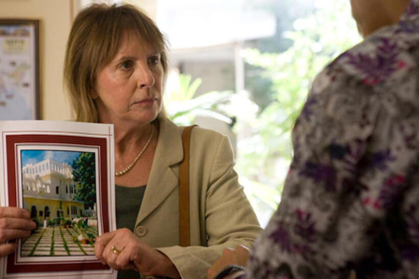 Penelope Wilton as Jean in ``The Best Exotic Marigold Hotel.''