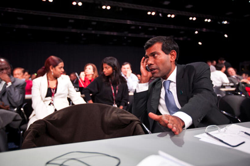 Mohamed Nasheed in "The Island President.''