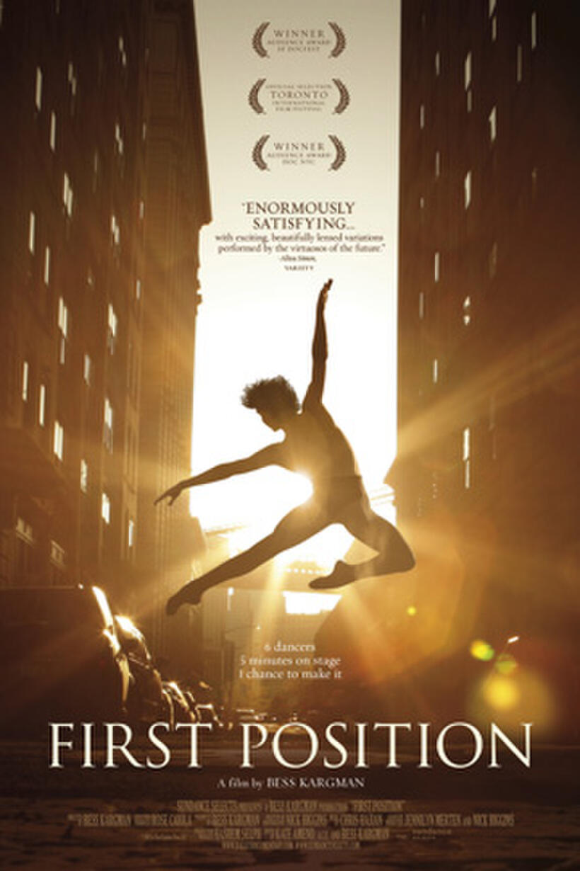 Poster art for "First Position."