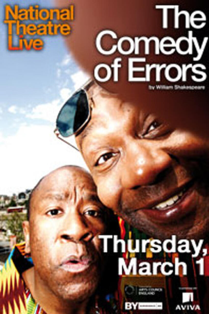 Poster art for "National Theatre Live: The Comedy of Errors."