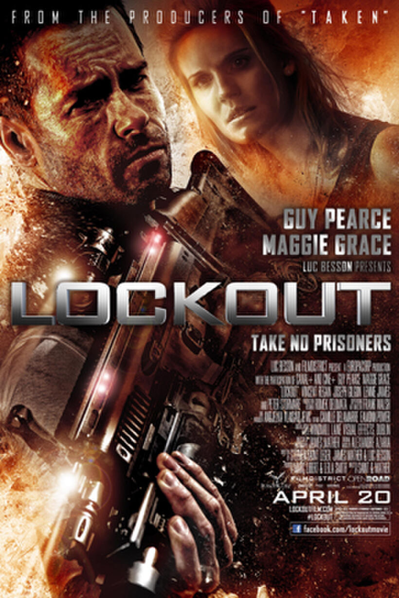 Poster art for "Lockout."