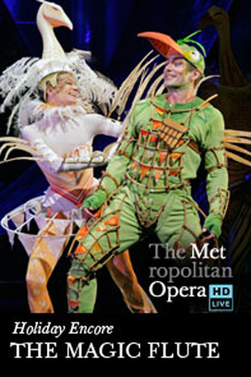 Poster art for "The Magic Flute – Met Opera Holiday Encore."