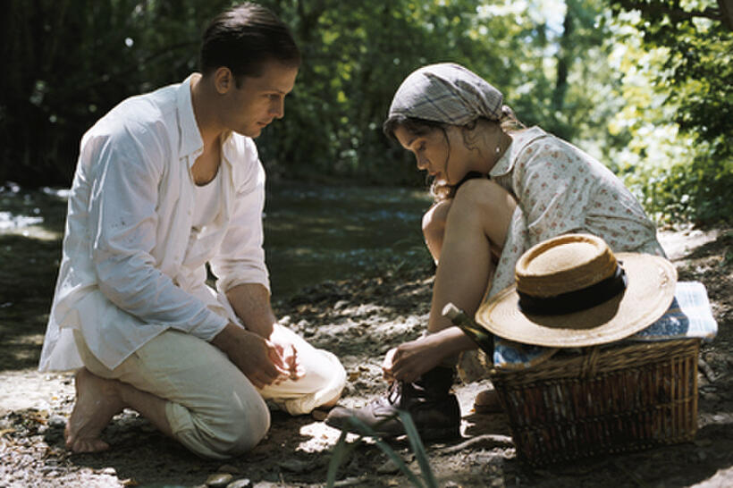 Nicolas Duvauchelle as Jacques Mazel and Astrid Berges-Frisbey as Patricia Amoretti in ``The Well Digger's Daughter.''