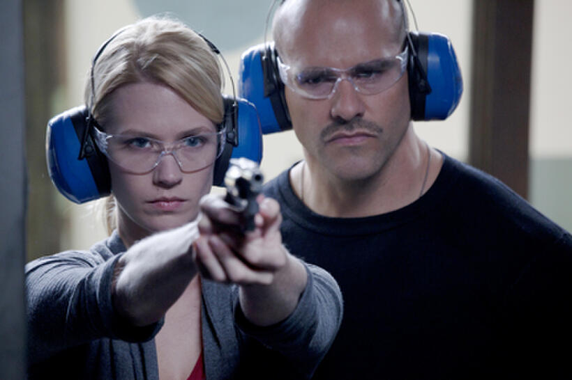 January Jones as Laura Gerard in ``Seeking Justice.''