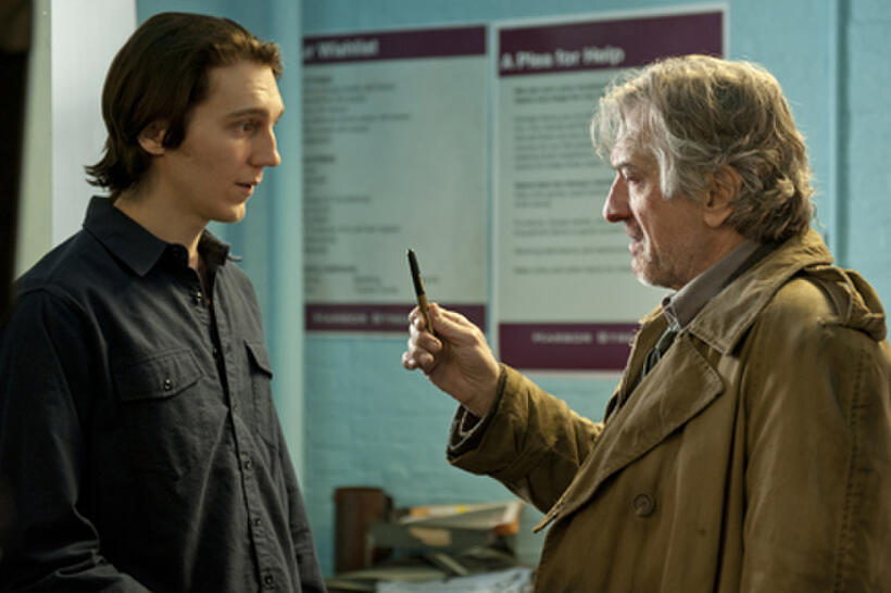 Paul Dano as Nick Flynn and Robert De Niro as Jonathan Flynn in ``Being Flynn.''